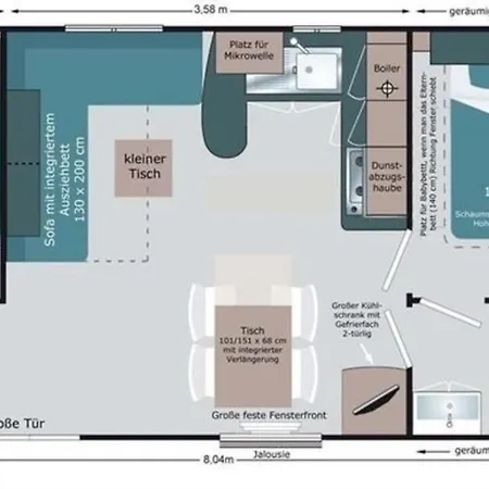 Mobilheim 4 Personen Mh11 別荘